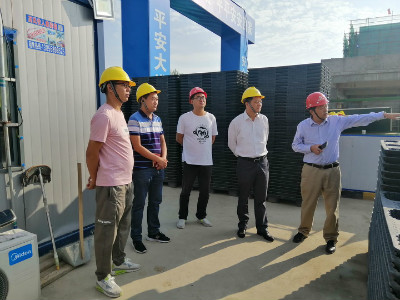 阜阳建晟仓储配送中心一期工程主体结构通过验收